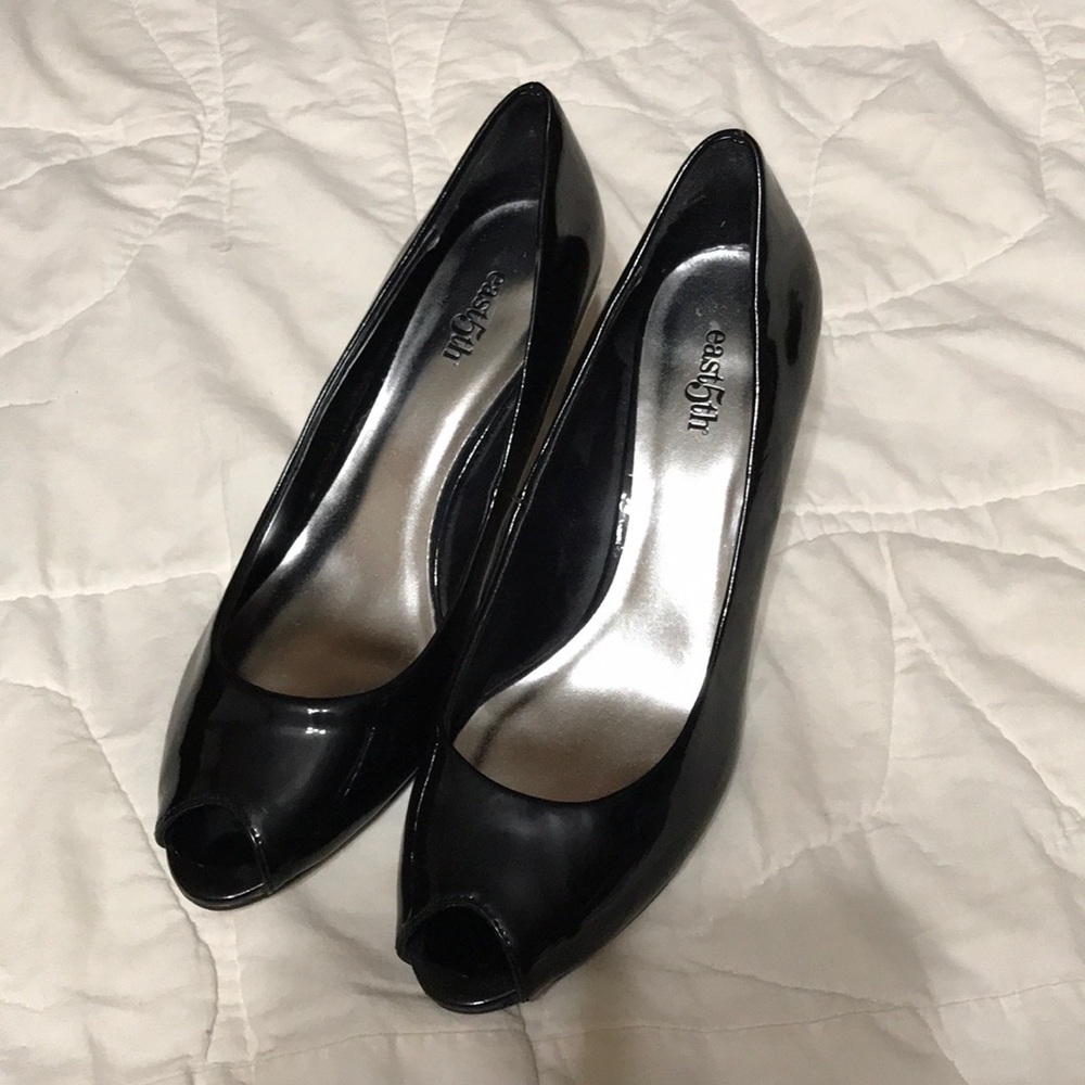 East 5th Black Heels